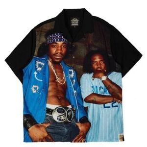 Brand New Pleasures x OutKast Kryptonite Button Down Short Sleeve Shirt XL